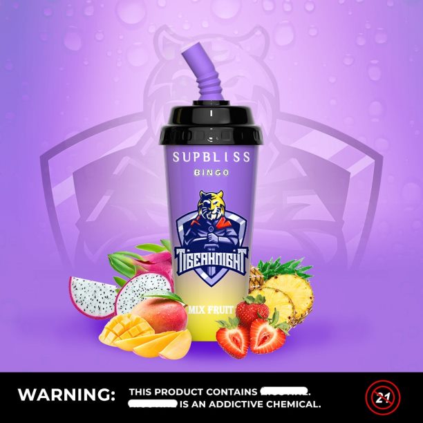 RandM Supbliss Bingo 8000 Vape Pod Device 1Pc Mix Fruit - RandM tornado 7000 Australia JF22R258