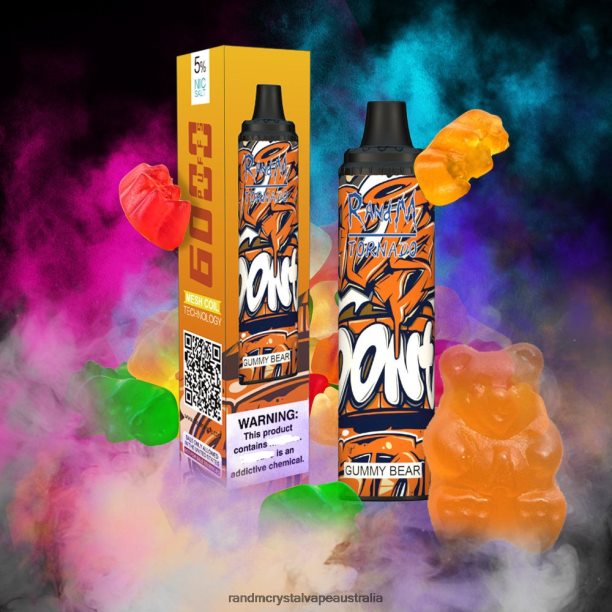 RandM Tornado 6000 Airflow Control Vape Pod Device 1Pc Skittles - RandM tornado Australia JF22R294