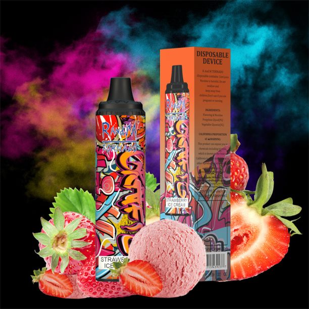 RandM Tornado 6000 Airflow Control Vape Pod Device 1Pc Skittles - RandM tornado Australia JF22R294