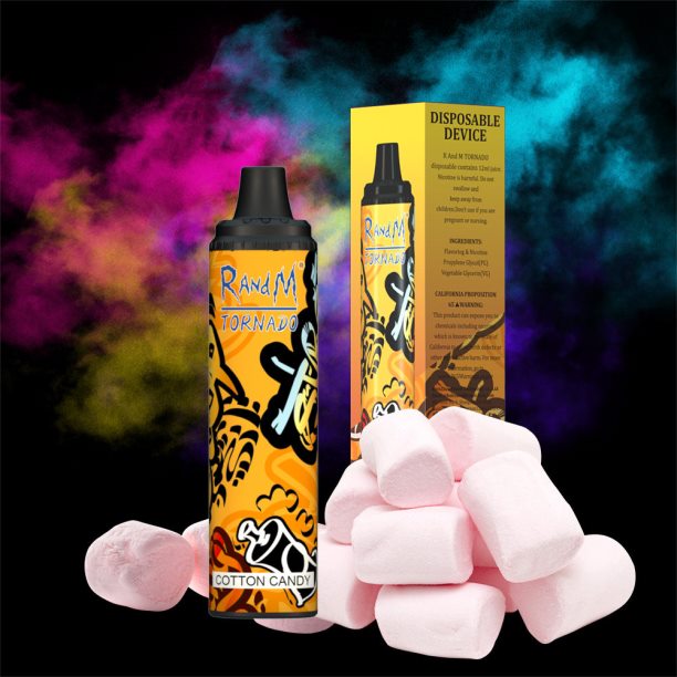 RandM Tornado 6000 Airflow Control Vape Pod Device 1Pc Skittles - RandM tornado Australia JF22R294