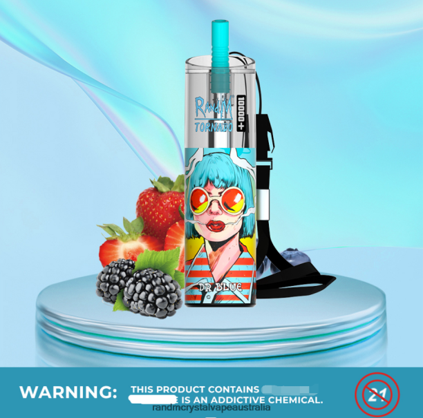 RandM Tornado 10000 Plus Airflow Control Vape Device 1Pc Dr Blue - RandM tornado Australia JF22R84