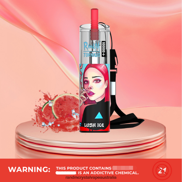 RandM Tornado 10000 Plus Airflow Control Vape Device 1Pc Lush Ice - RandM vape Australia review JF22R73