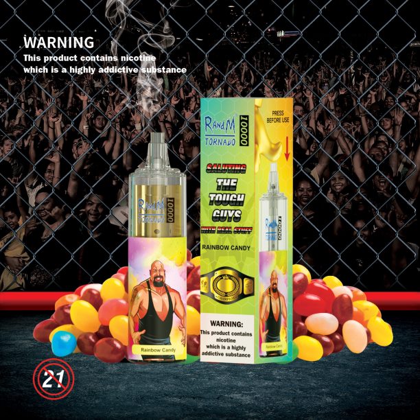 RandM Tornado 10000 Airflow Control Vape Device 1Pc Gummy Drop - RandM vape cheap JF22R106