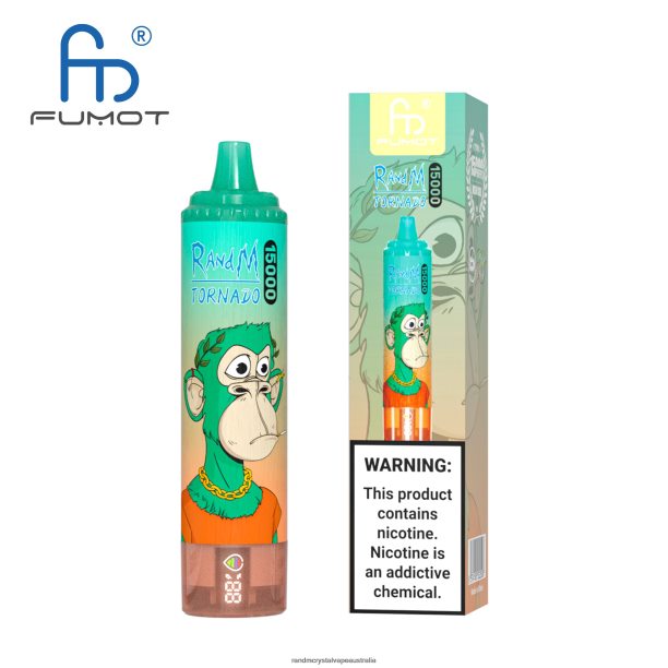 Fumot RandM Tornado 15000 Vape Device With Battery And Ejuice Display Version 1 Vimto - RandM vape cheap JF22R26
