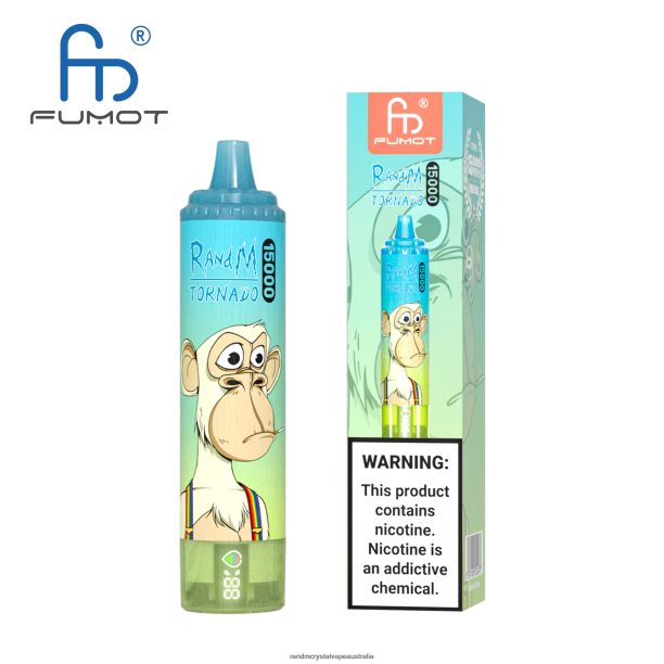 Fumot RandM Tornado 15000 Vape Device With Battery And Ejuice Display Version 1 Vimto - RandM vape cheap JF22R26