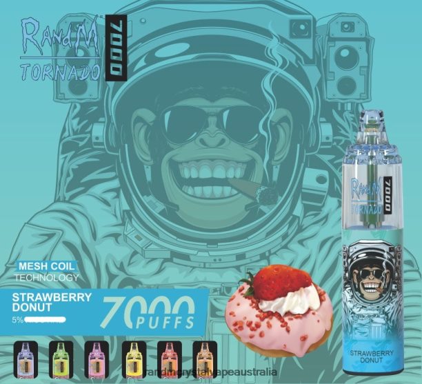 RandM Tornado 7000 Airflow Control Vape Device 1Pc Mixed Berries - RandM vape cheap JF22R176