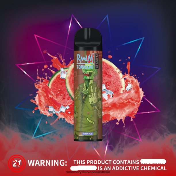 RandM Tornado 8000 Airflow Control Vape Device 1Pc Lush Ice - RandM vape cheap JF22R236