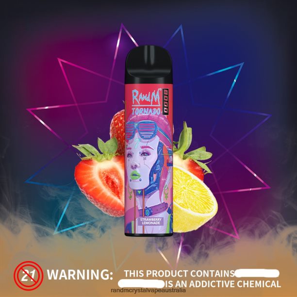 RandM Tornado 8000 Airflow Control Vape Device 1Pc Pomegranate Ice - RandM vape cheap JF22R246