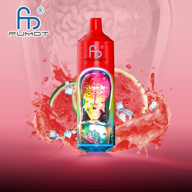 Fumot RandM Tornado 9000 Pro Vape Device With Battery And Ejuice Display Version 1 Watermelon Ice - RandM vape Australia review JF22R203