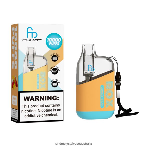 Fumot Original RandM Tornado Box 10000 Airflow Control Vape Device 1Pc Cola Ice - RandM vape Melbourne JF22R100